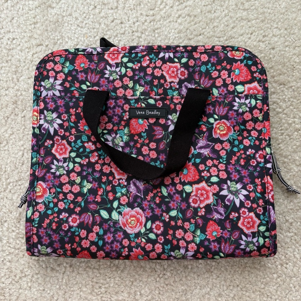 Vera Bradley Floral Travel Toiletries/Makeup Bag